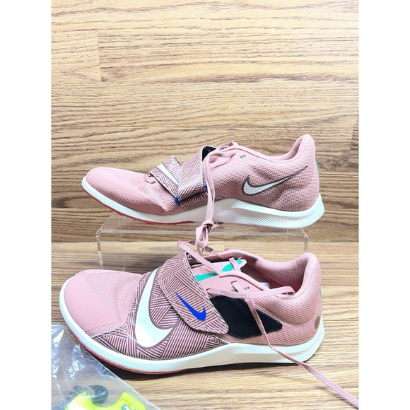Nike Zoom Rival Jump Track & Field Spikes Pink (HQ2063-600) Mens Sz 8.5 - Picture 2 of 10
